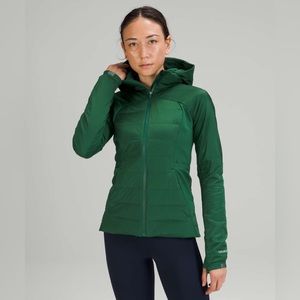 Lululemon Down for It All Jacket Everglade Green 8